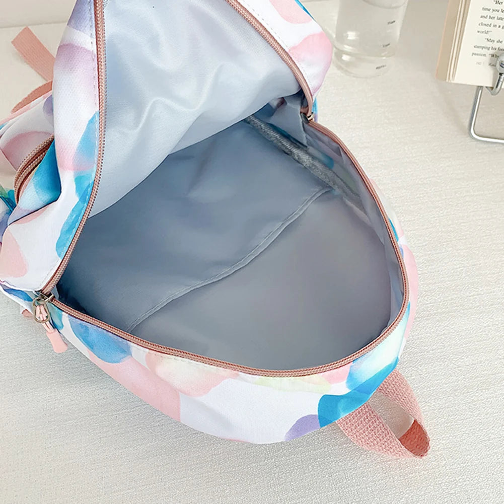 Casual Nylon Women Backpack Small Students Book Bags School Bags for Teen