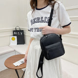 Nylon Mini Backpack for Women Small School Bags Shoulder Handbags