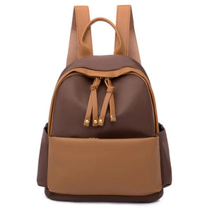 Casual Oxford Back Pack Women Contrast Backpacks For School Teenagers Girls