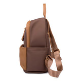 Casual Oxford Back Pack Women Contrast Backpacks For School Teenagers Girls