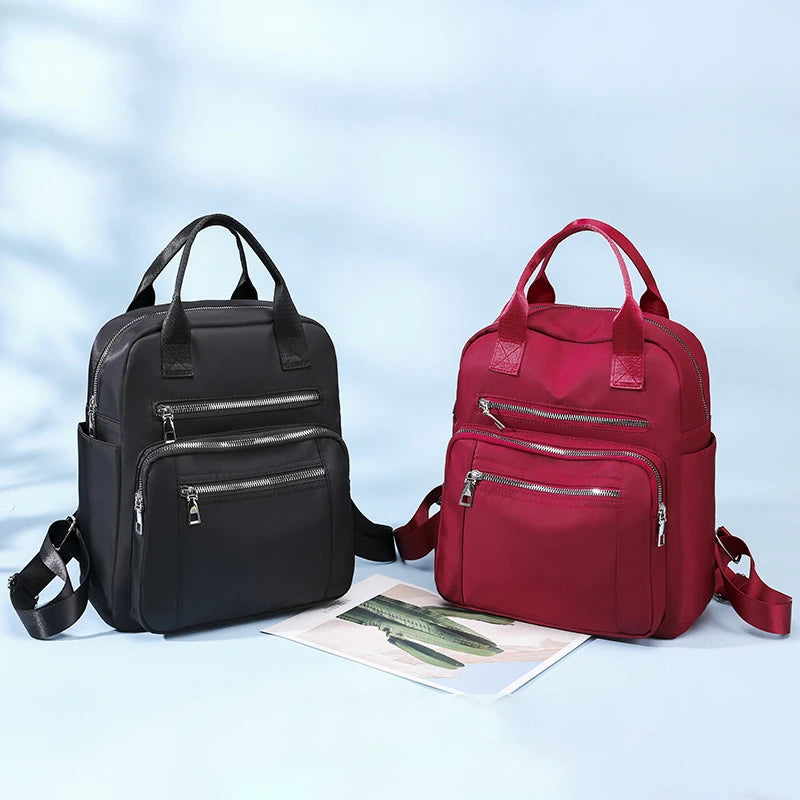 Casual Waterproof Oxford Backpack for Women