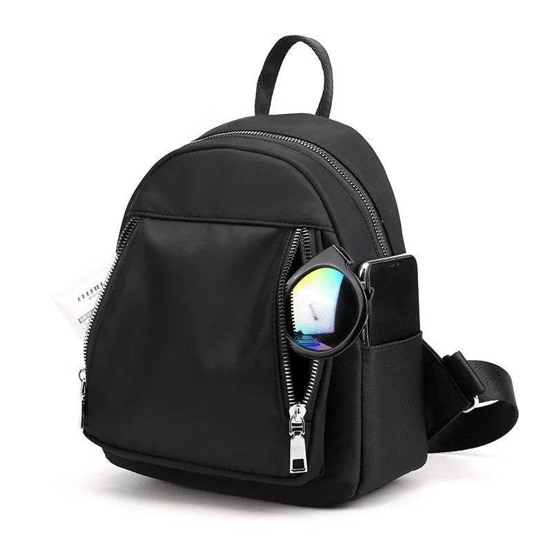 Casual Oxford Backpack Women Travel Waterproof Nylon School Bags