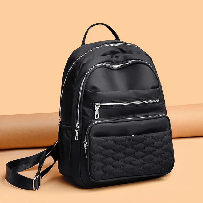 Casual Waterproof Oxford Backpack Women School Bag