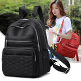 Casual Waterproof Oxford Backpack Women School Bag