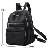Casual Waterproof Oxford Backpack Women School Bag
