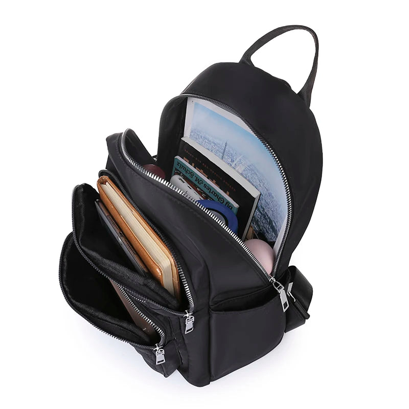 Casual Oxford Backpack Women Waterproof School Bag Ladies