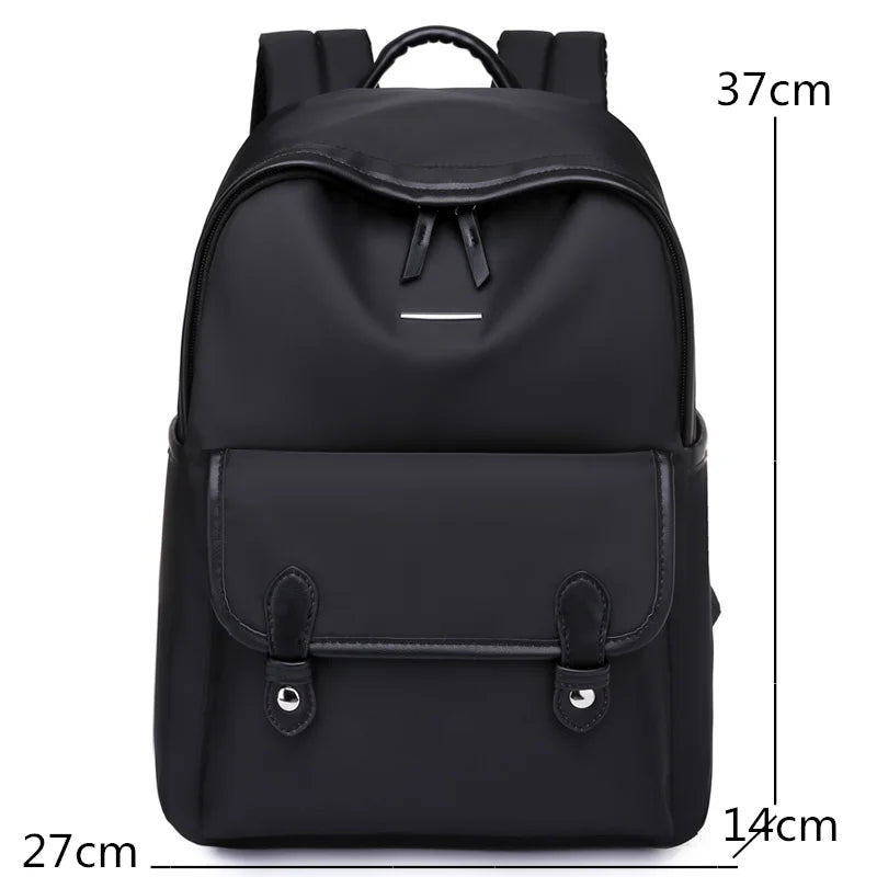 Casual Oxford Cloth Backpack Female Shoulder School Bookbags Women Daily Travel