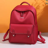 Casual Oxford Cloth Backpack Female Shoulder School Bookbags Women