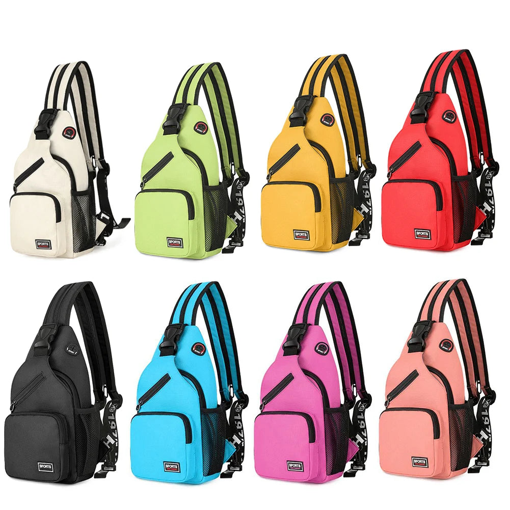 Casual Oxford Cloth Women Shoulder Bags Handbags Solid Crossbody Chest Bags