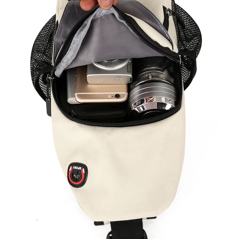 Casual Oxford Cloth Women Shoulder Bags Handbags Solid Crossbody Chest Bags