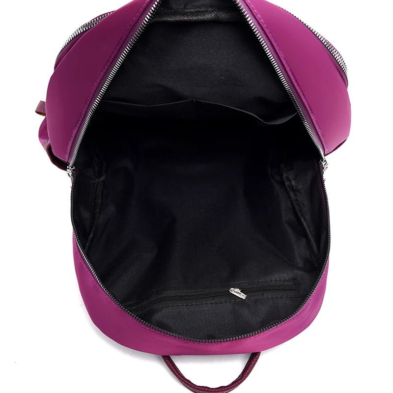 Casual Oxford Women Backpack Waterproof Nylon School Bags For Teenage Girls