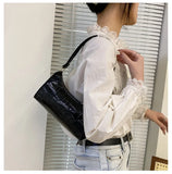 Women's PU Leather Sling Handbag Chain Shoulder Crossbody Bag
