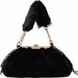 Casual Plush Shoulder Bags Women Handbags Ladies Chain Crossbody Bag