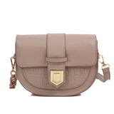 Casual Retro Women Shoulder Bags Strap Female Handbags Pu Leather Crossbody Mess