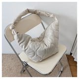 Casual Space Padded Hobos Women Shoulder Bags Quilted Handbags