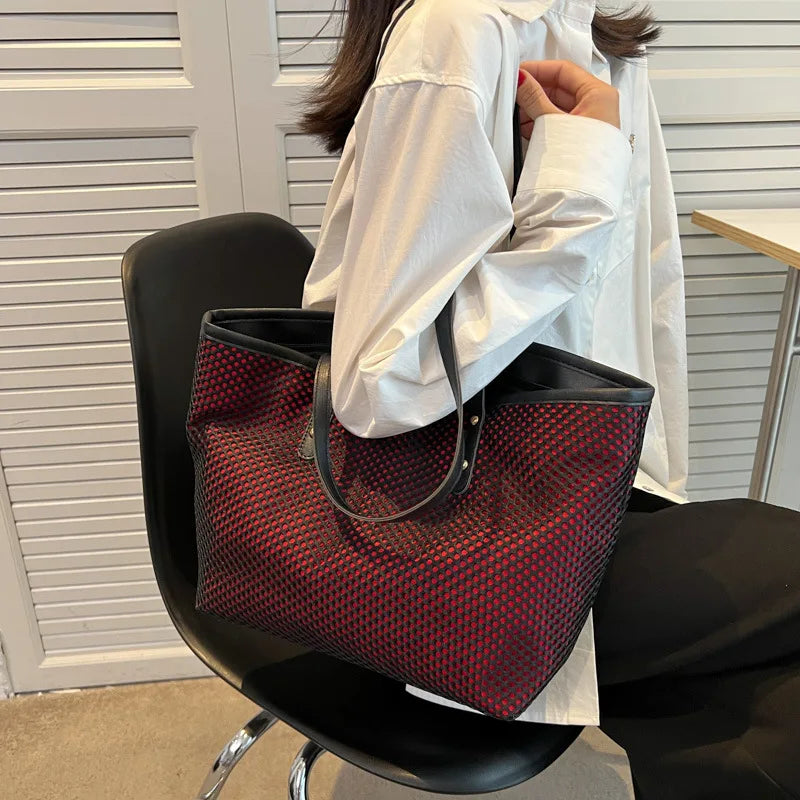 Casual Nylon Shoulder Bag Large Capacity Travel Handbag