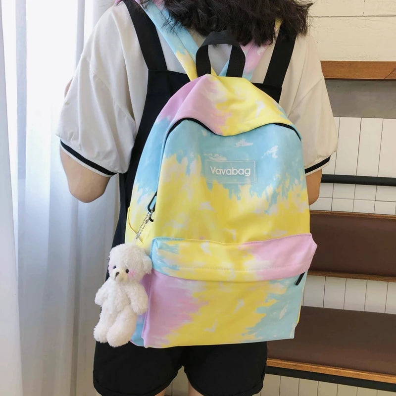Casual Nylon Shoulder Bag for Teens
