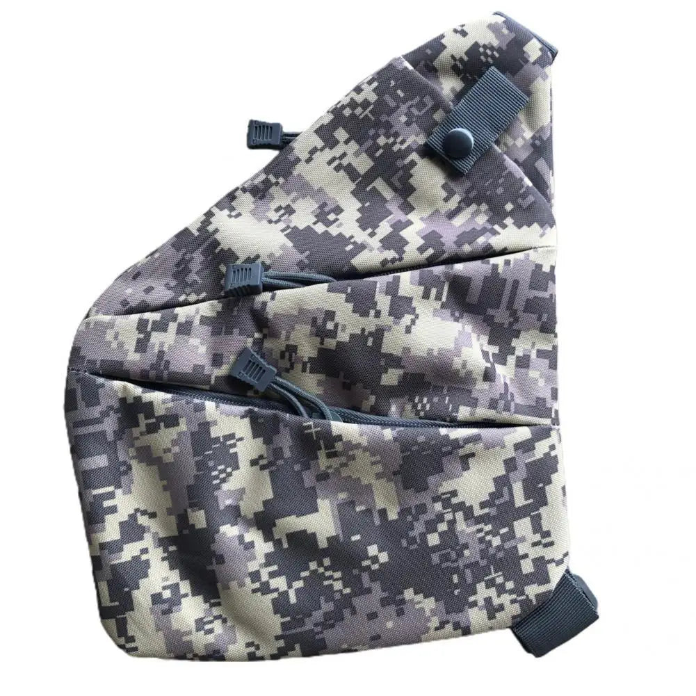 Casual Shoulder Bag Space-saving Bag Wear Resistance Zipper Left/Right Shoulder