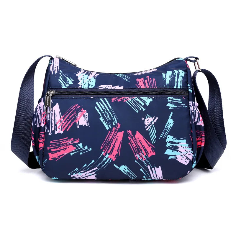 Casual Shoulder Bag Women Nylon Crossbody Bags Waterproof Travel Messenger Bag