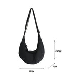Casual Shoulder Bags Solid Women Bags Washed Canvas Packs