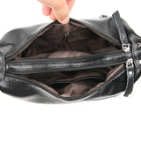 Casual Solid Color Shoulder Bag Women Messenger Handbag Zipper
