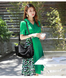 Casual Solid Color Shoulder Bag Women Messenger Handbag Zipper