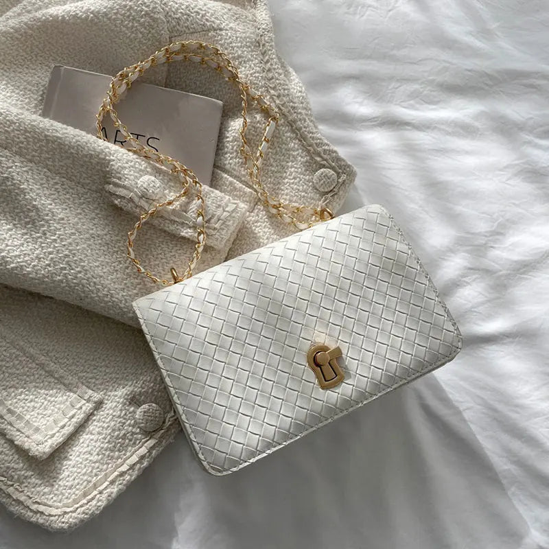 Casual Handbag Women High Pu Leather Shoulder Bag Winter Crossbody Bag