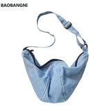 Casual Simplicity Large Shoulder Bags Women Canvas High Capacity Shopping bag