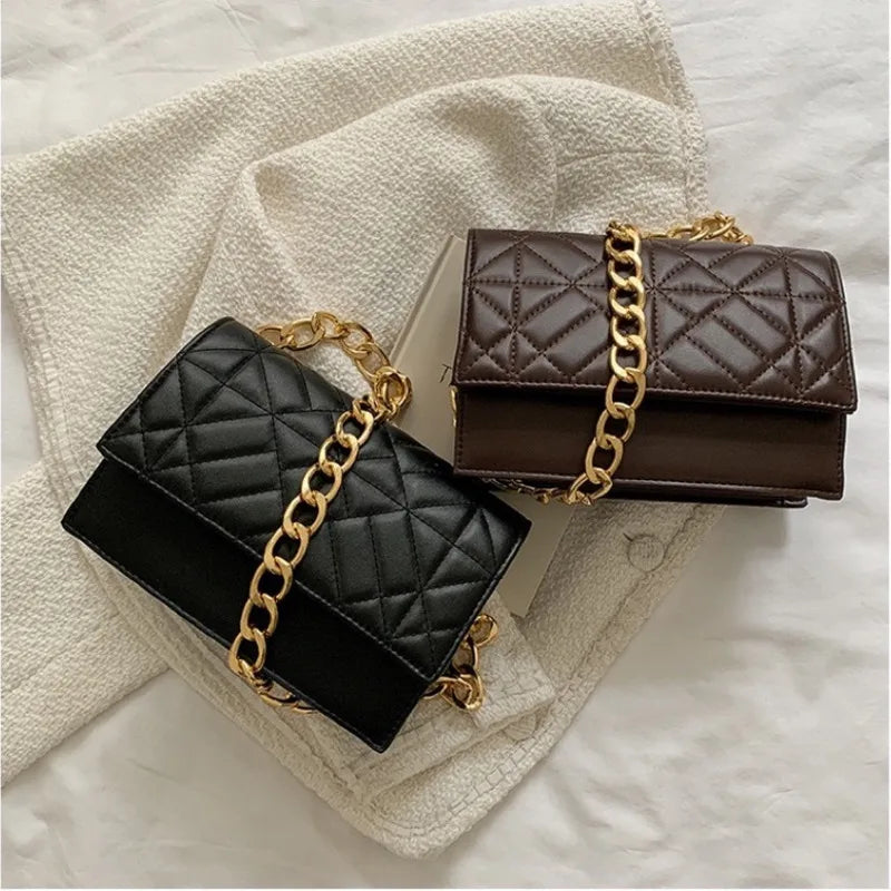Casual Small Capacity Handbag Totes For Women Pu Leather Shoulder Bag