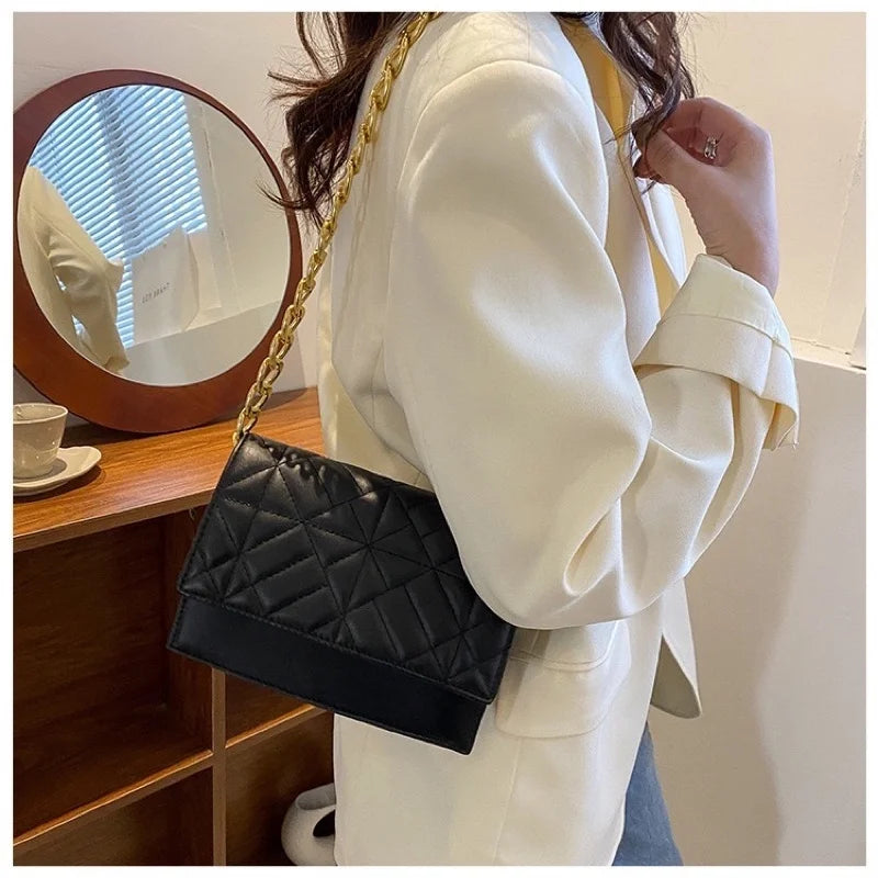 Casual Small Capacity Handbag Totes For Women Pu Leather Shoulder Bag