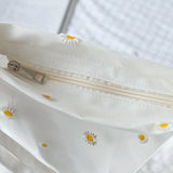 Casual Daisy Shoulder Bag Canvas Handbags Tote for Women