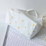 Casual Daisy Shoulder Bag Canvas Handbags Tote for Women