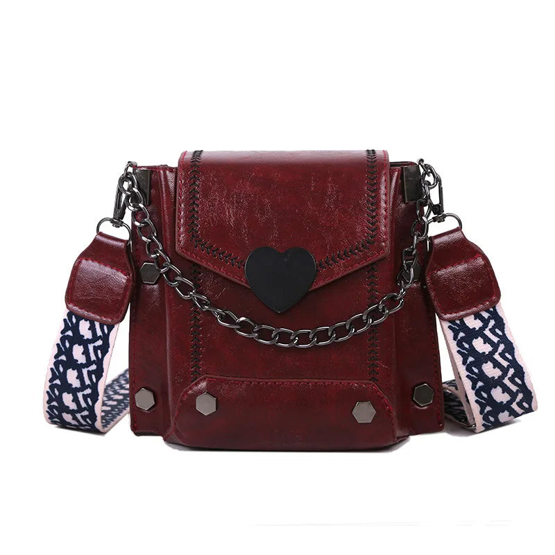 Casual Small Square Bag Female Autumn Wild Texture Messenger Bag