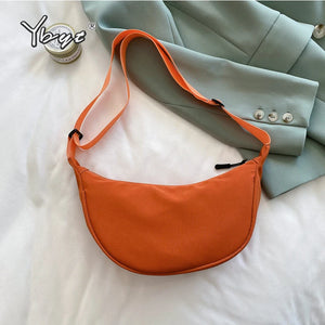 Casual Nylon Hobos Bag Large Capacity Travel Shoulder Crossbody Bag