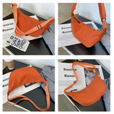 Casual Nylon Hobos Bag Large Capacity Travel Shoulder Crossbody Bag