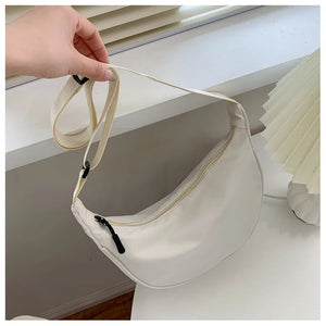 Casual Nylon Hobos Bag Large Capacity Travel Shoulder Crossbody Bag