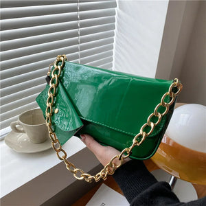 Casual Tassel Patent Leather Shopping Bag Women Totes Shoulder Bags Women Female