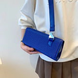 Casual Textured Small Square Bag Women Shoulder Bag