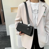 Casual Textured Small Square Bag Women Shoulder Bag