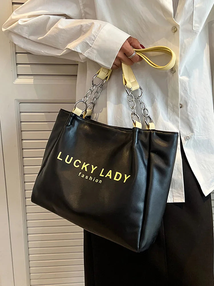 Casual Tote Women's Shoulder Bag Large Capacity Handbag Top Handle