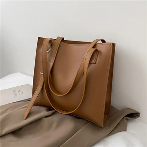 Casual Totes Shoulder Bags Women Solid Vintage Party Ladies Work