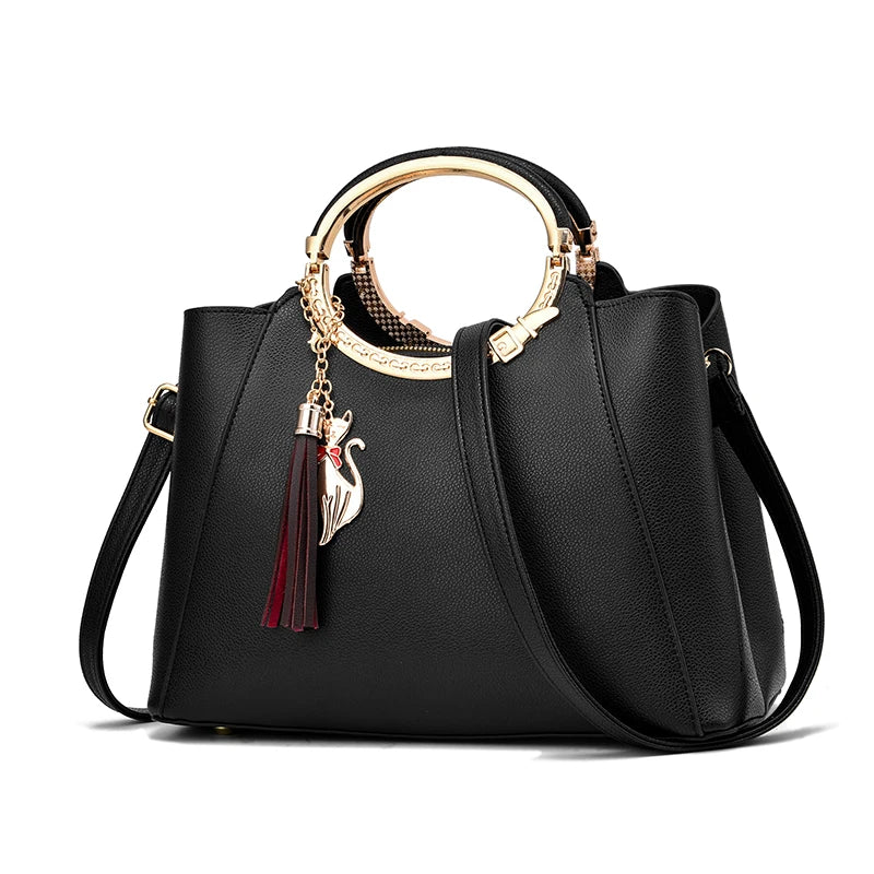Casual Trapeze Women Crossbody Bags Matte Leather Messenger Bag