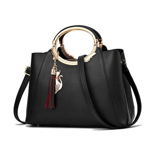 Casual Trapeze Women Crossbody Bags Matte Leather Messenger Bag