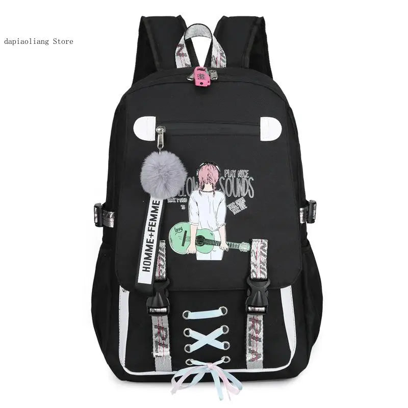 Casual Travel Bags Teenage 15Inch Notebook Backpack Bookbag