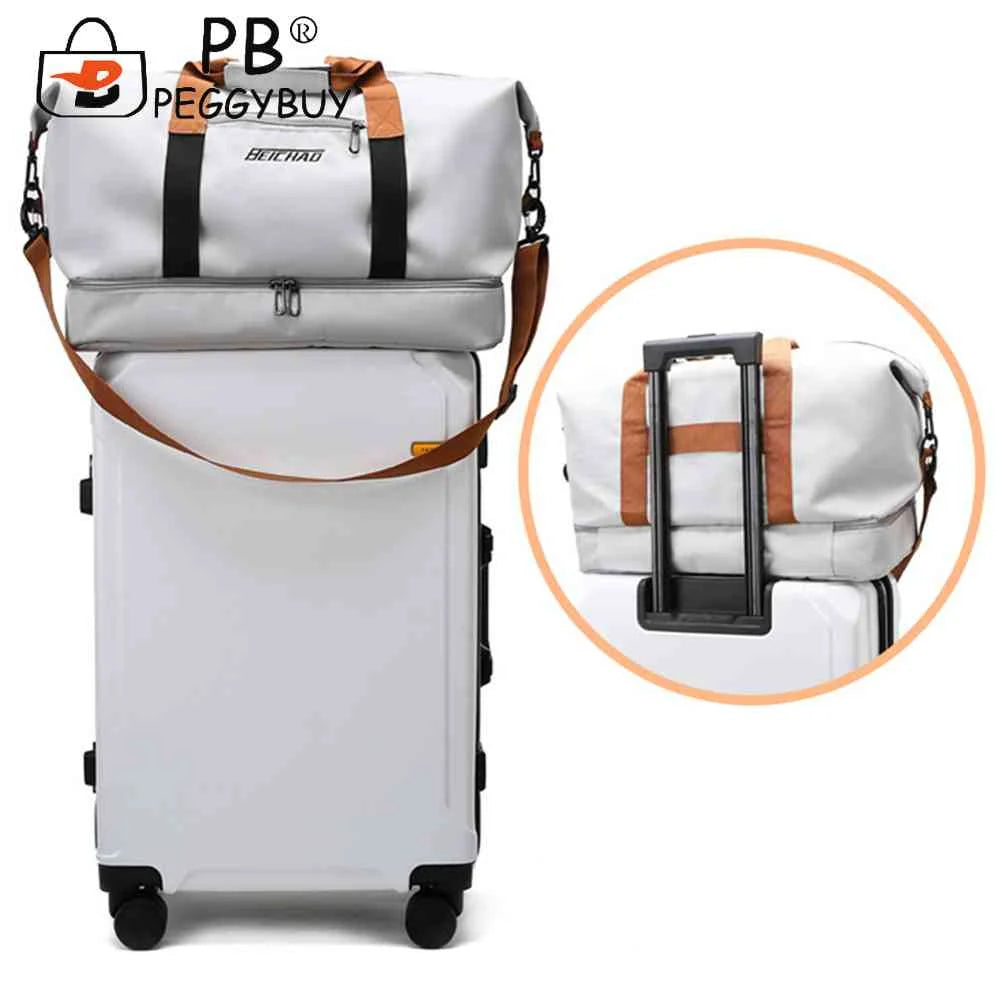 Casual Travel Handbags Large Capacity Shoulder Crossbody Bag Waterproof