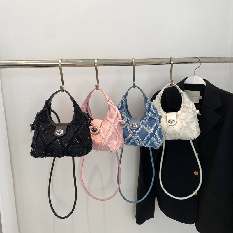 Casual Travel Hobo Bags Women Shoulder Crossbody Bag Female Underarm