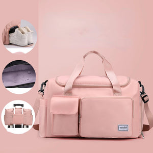 Casual Travel Luggage Women Shoulder Handbag Outdoor Waterproof Nylon Bag