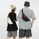 Casual Waist Bag Hip Pack Street Style Women Belt Bag Large Capacity Nylon Fanny