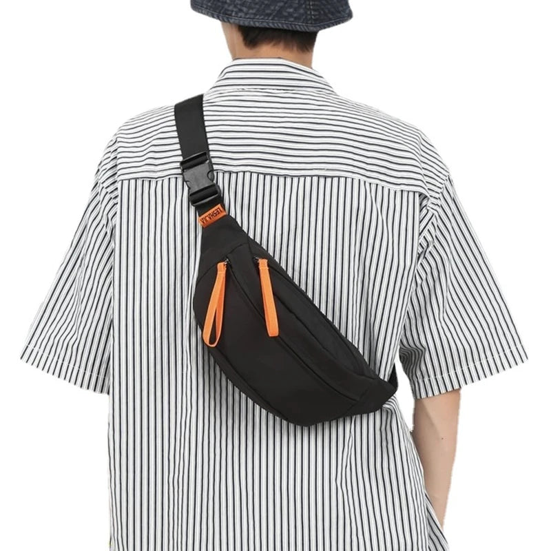 Casual Waist Bag Hip Pack Street Style Women Belt Bag Large Capacity Nylon Fanny