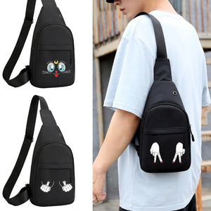 Casual Waist Bag Hip Pack Street Style Women Chest Print Belt Bags
